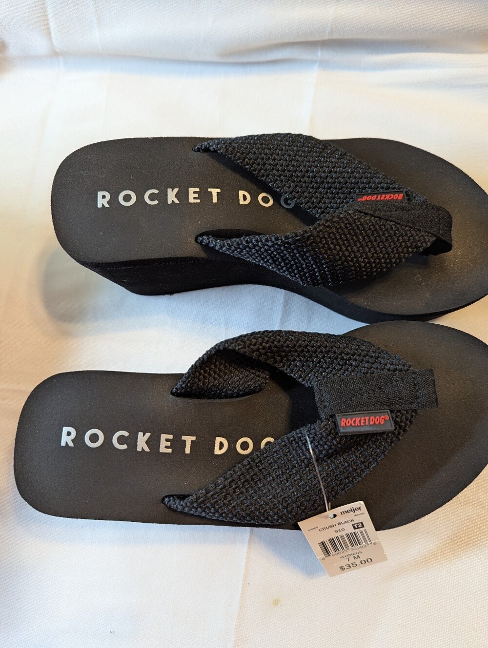 Woman's Rocket Dog Black Sandals Size 7 BNWT - Picture 3 of 10